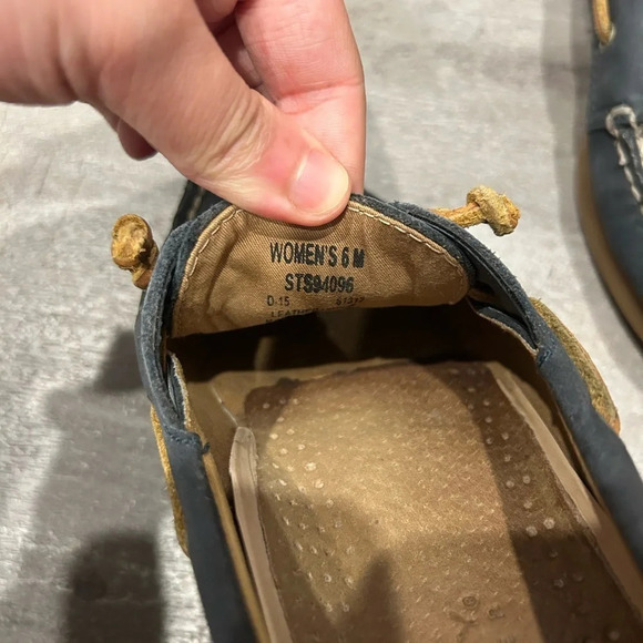 Sperry Navy Blue Top Sider Shoes - Picture 4 of 4